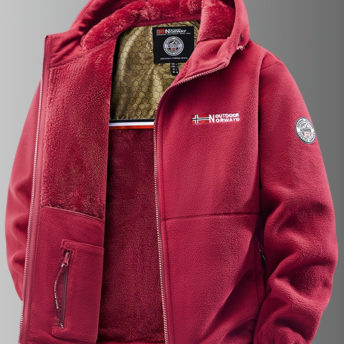 Nathaniel - Zimní bunda z thermofleece