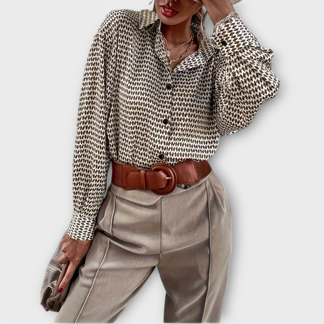 Ashley - Vintage blůza s dlouhými rukávy