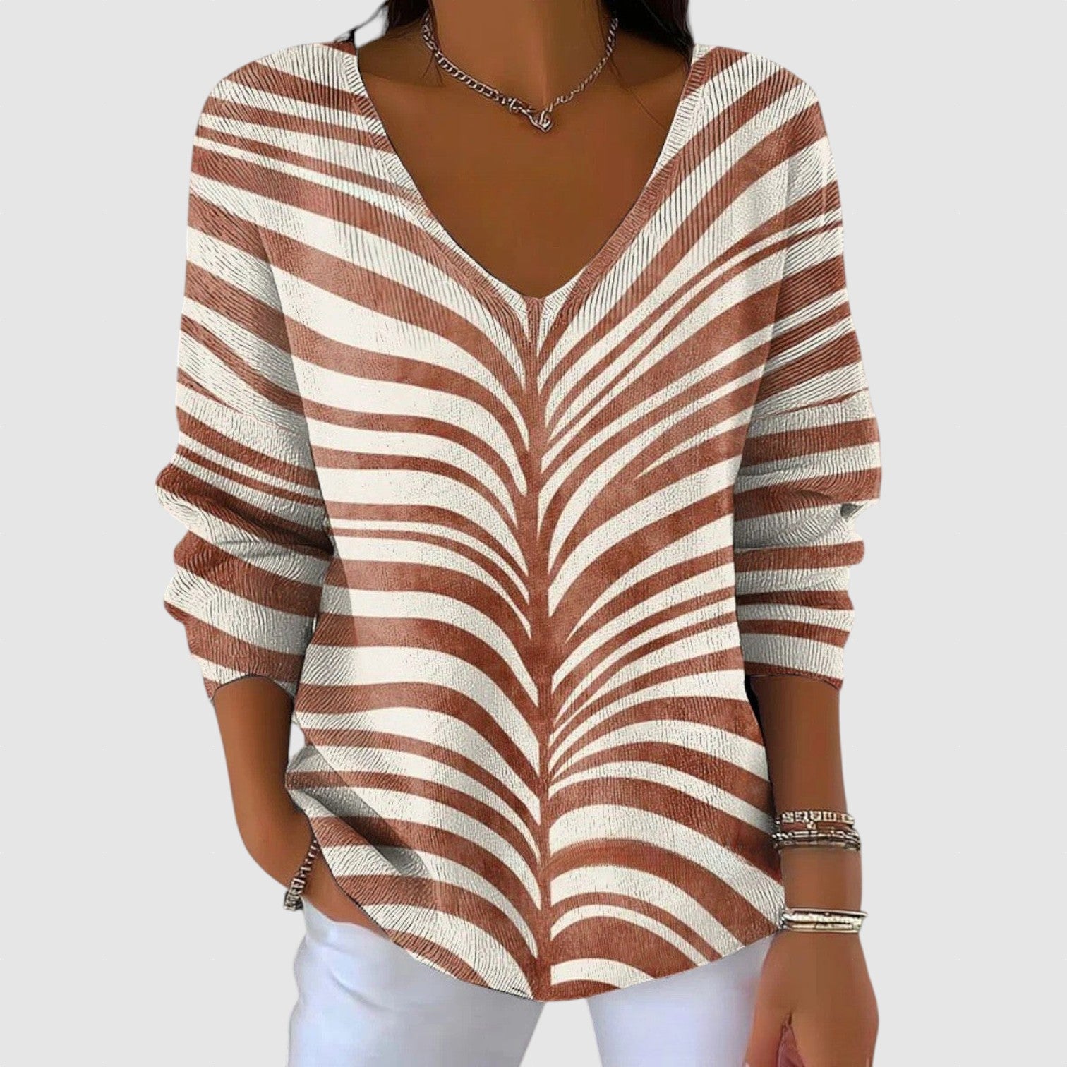 BRITTA - Svetr s V-výstřihem