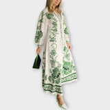 Maxi Šaty S Vyšívanými Detaily A Elegantní Siluetou