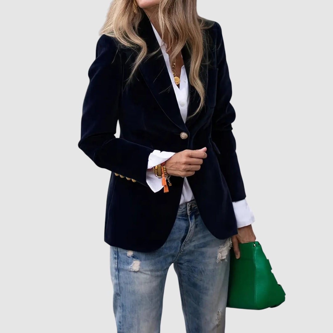 Julia - ELEGANTNÍ SAMETOVÁ BUNDA