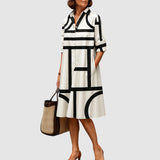 Danila - Luxusní letní květinové šaty pro nenucený styl