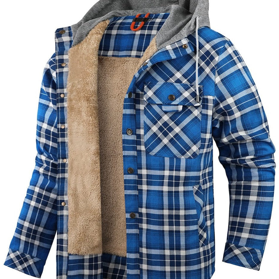 Haiden - Flanelová bunda s kapucí