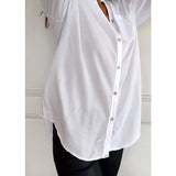 Ada - Lehká blůza s flitrovými knoflíky