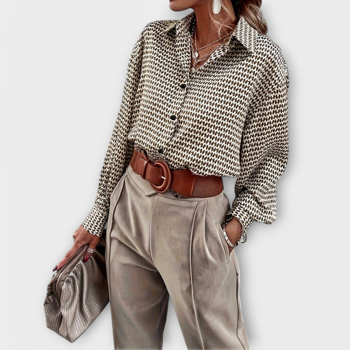 Ashley - Vintage blůza s dlouhými rukávy