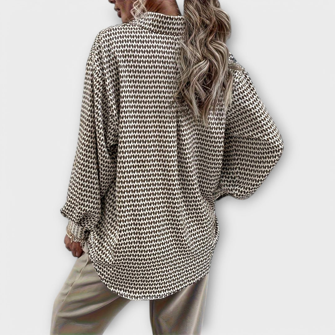 Ashley - Vintage blůza s dlouhými rukávy