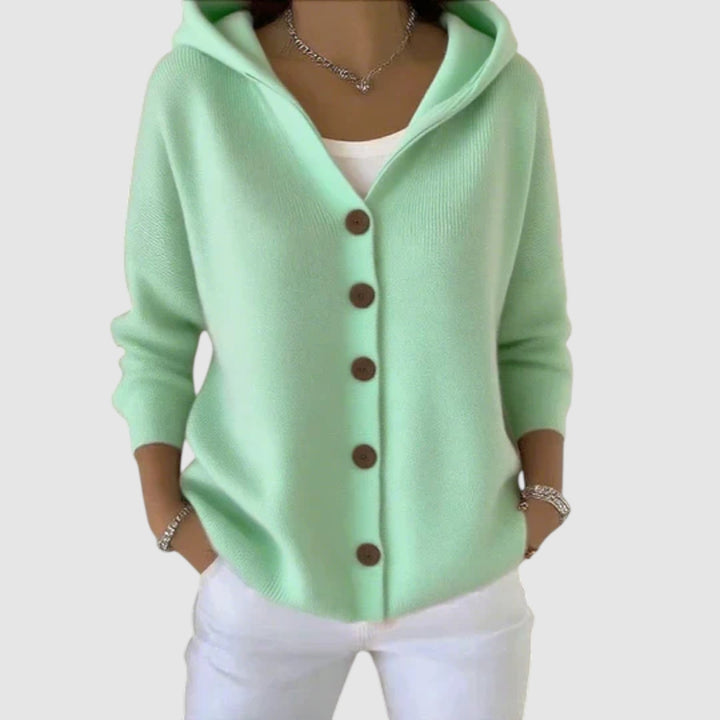 Felicia - Pletený cardigan s kapucí