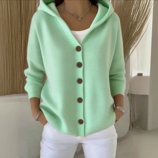 Felicia - Pletený cardigan s kapucí