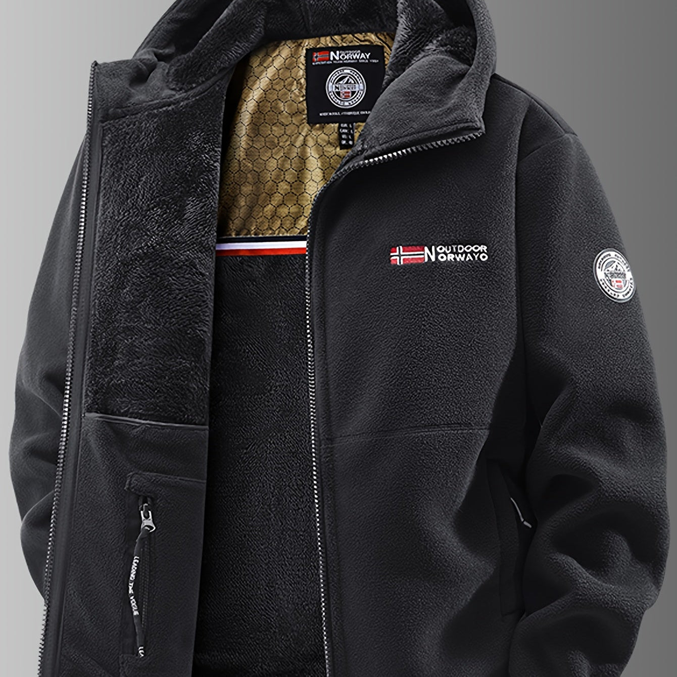 Nathaniel - Zimní bunda z thermofleece