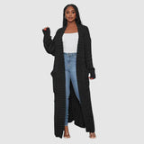 Theodora - V-krk Dlouhý volnočasový cardigan
