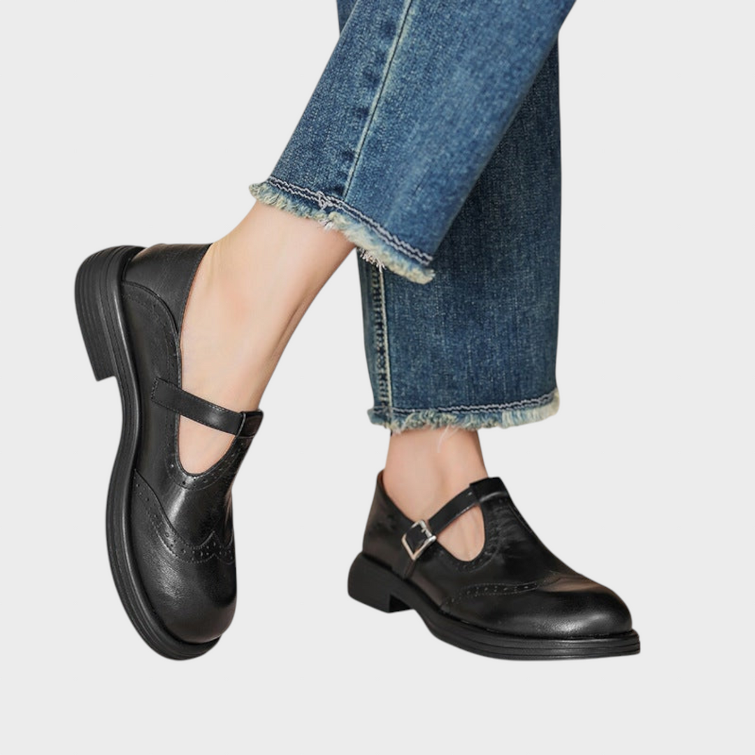 CAPITULINO - Elegantní Mary Janes z kůže