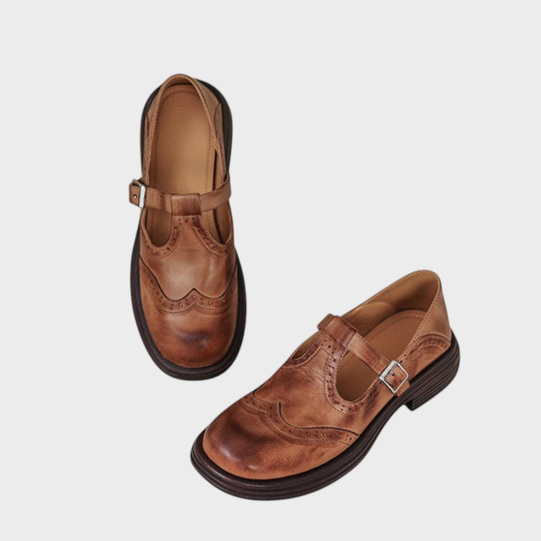 CAPITULINO - Elegantní Mary Janes z kůže