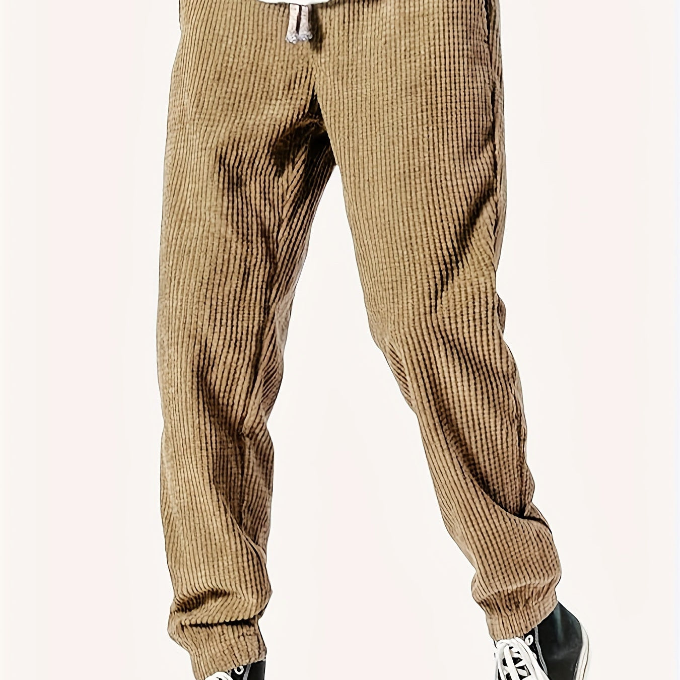 Esben - Pánské Casual a Pohodlné Pruhované Kalhoty