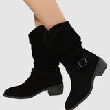 Luna - Ležérní boty s nízkým podpatkem a měkkou podrážkou