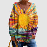 Elisa - veselá barevná blůza