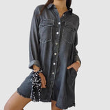 Annelie - Letní kabát s knoflíkovou lištou