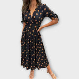 Elegantní Midi Šaty S Vzdušnou Siluetou A Pohybem Elegantním